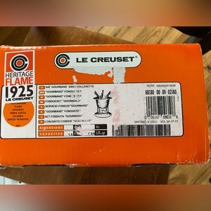 Le Creuset Fondue Pot Heritage Flame 1925